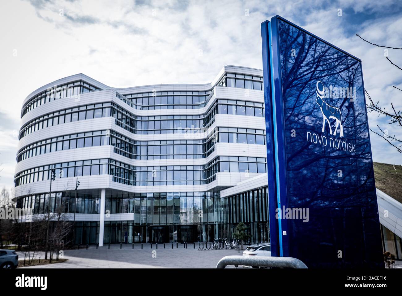Danemark, Danemark. 02 mars 2025. La multinationale pharmaceutique danoise Novo Nordisk, dont le siège est à Bagsvaerd. Banque D'Images