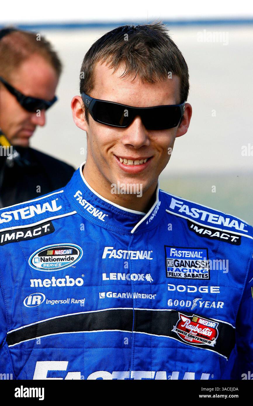 22 mars 2008 - Pepsi 300 présenté par Kroger Nashville Superspeedway, Lebanon, TN. Bryan Clauson lors des qualifications pour le Pepsi 300 au Superspeedway de Nashville. (ASP photo/Russell LaBounty)(crédit image : © PHOTOGRAPHER/Cal Sport Media) Banque D'Images