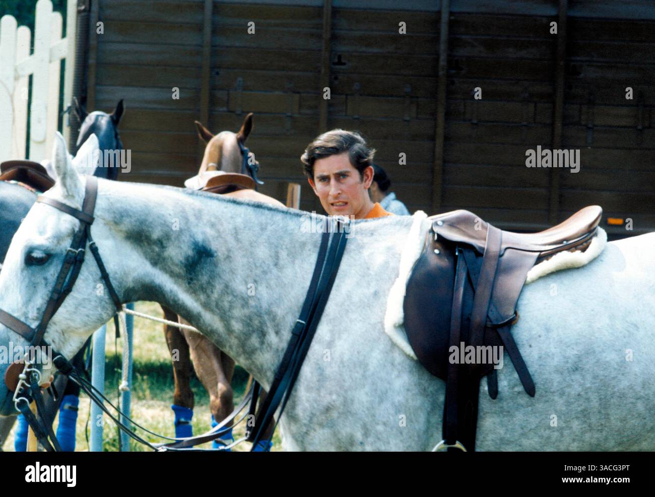Jan 01, 1970 - Londres, Angleterre, Royaume-Uni - LE PRINCE CHARLES a mené une vie mouvementée en attendant d'être roi. Sur des sujets qui lui tiennent à cœur, comme l’architecture, l’agriculture biologique, la guérison par thérapie alternative et la médecine homéopathique, il peut être aussi franc que son père. Il a fait carrière dans les Forces armées, il a été un parent célibataire et a été le premier membre de la famille royale à apprendre le gallois. Il peint, il écrit des livres, et il recueille 100 millions de livres par an avec ses œuvres caritatives. (Crédit image : © Keystone Pressedienst/ZUMA Press) RESTRICTIONS : * Allemagne droits EXCLUS * (FICHIER PHOTO : date exacte et loca Banque D'Images