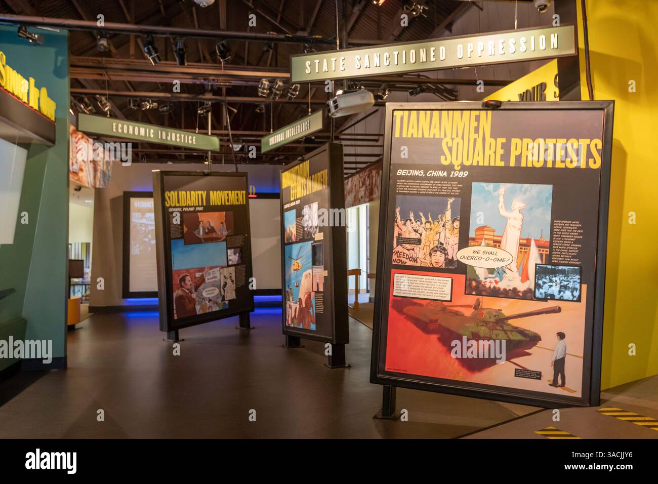 Birmingham, Alabama - Institut des droits civiques de Birmingham. Le BCRI fournit aux visiteurs une compréhension du mouvement des droits civiques à Birmingh Banque D'Images