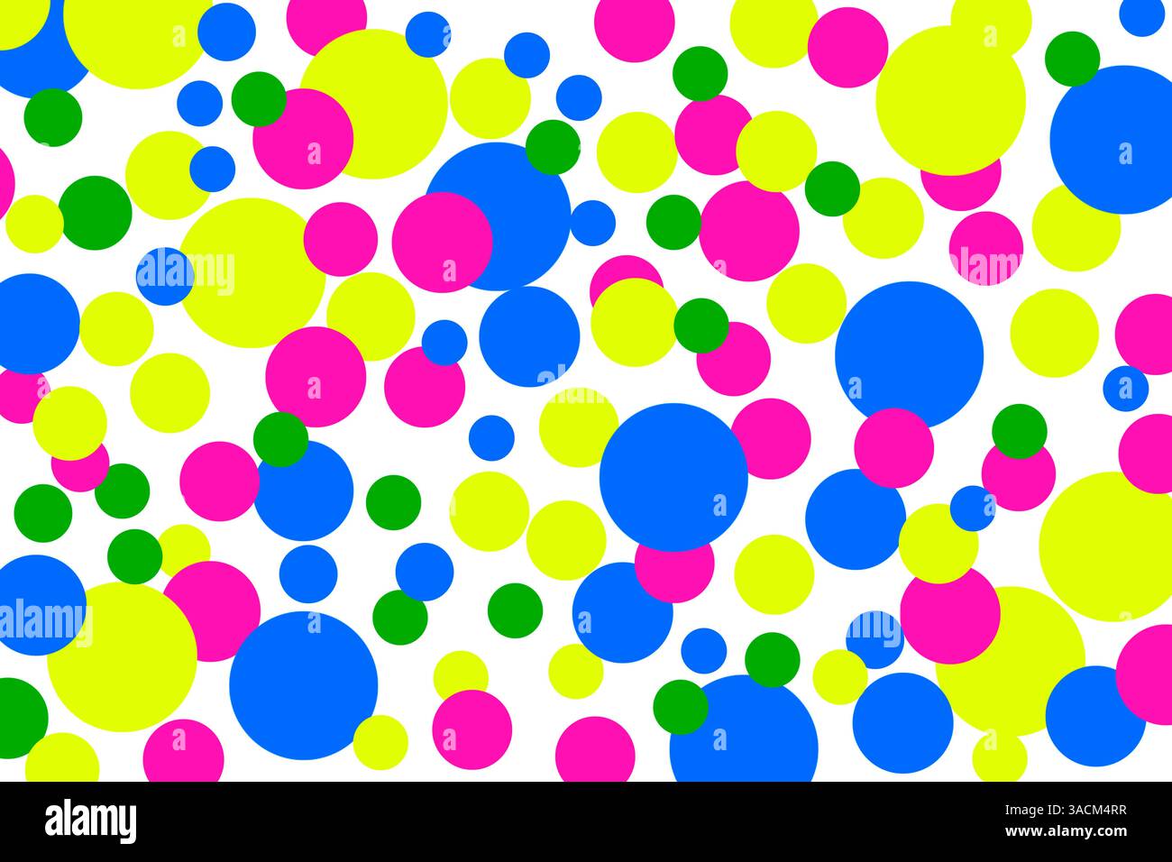 Fond avec de nombreux cercles en pointillés sur une surface blanche Banque D'Images