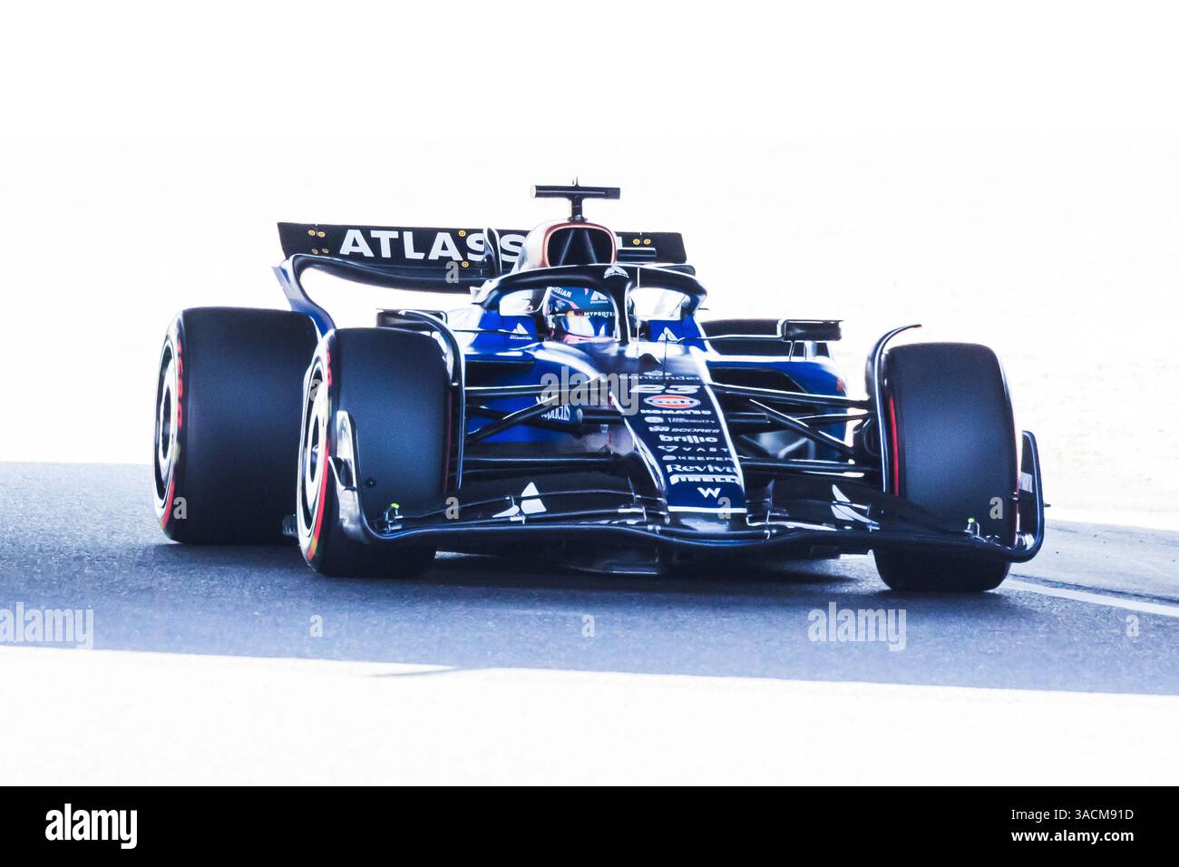 Circuit de Suzuka, Mie, Japon. 4 avril 2025 ; Alexander Albon de Thaïlande et Williams Racing lors des essais libres 1 du Grand Prix du Japon de formule 1 crédit : Jay Hirano/AFLO/Alamy Live News Banque D'Images