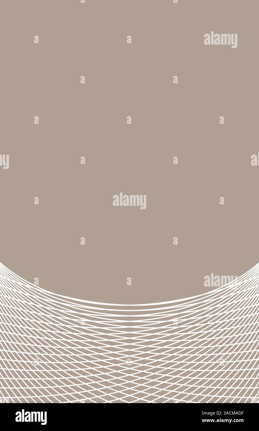 Carte de fond verticale avec des lignes blanches et de couleur marron Banque D'Images
