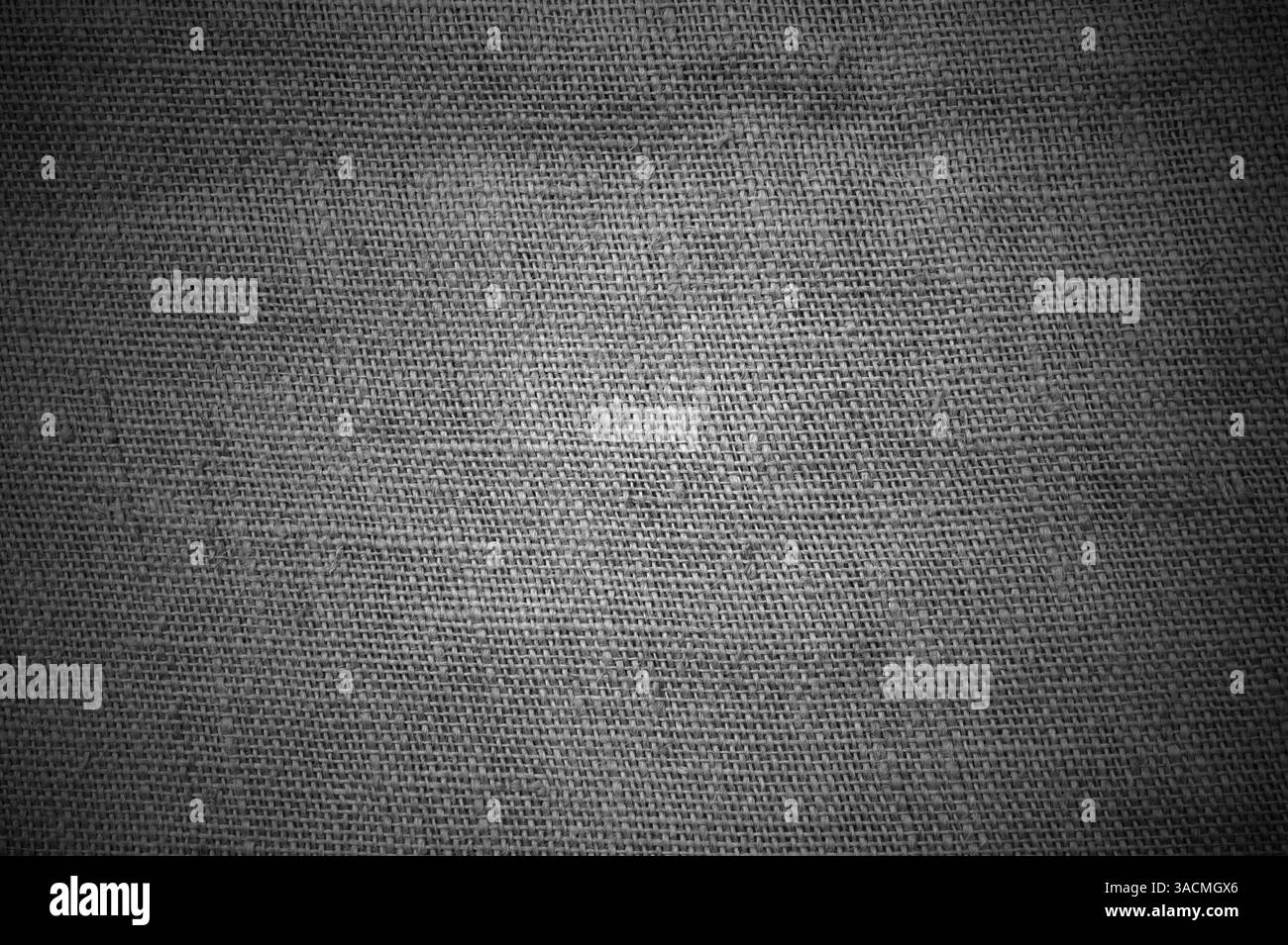 Fond de tissu gris - texture de tissu rustique en noir gris Banque D'Images