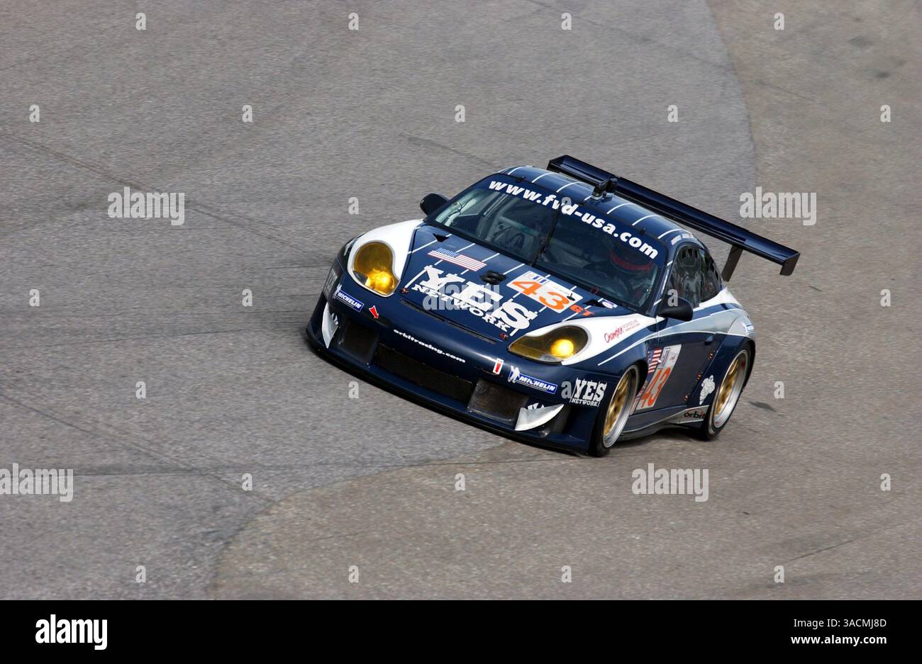 Marc Lieb (GER) / Peter Baron (USA) Orbit Racing Porsche 911 GT3-RS..American le Mans Series, trois-Rivières, Québec, Canada. 3 août 2003..IMAGE NUMÉRIQUE. (Crédit image : ©Sutton Motorsports/ZUMA Press) Banque D'Images
