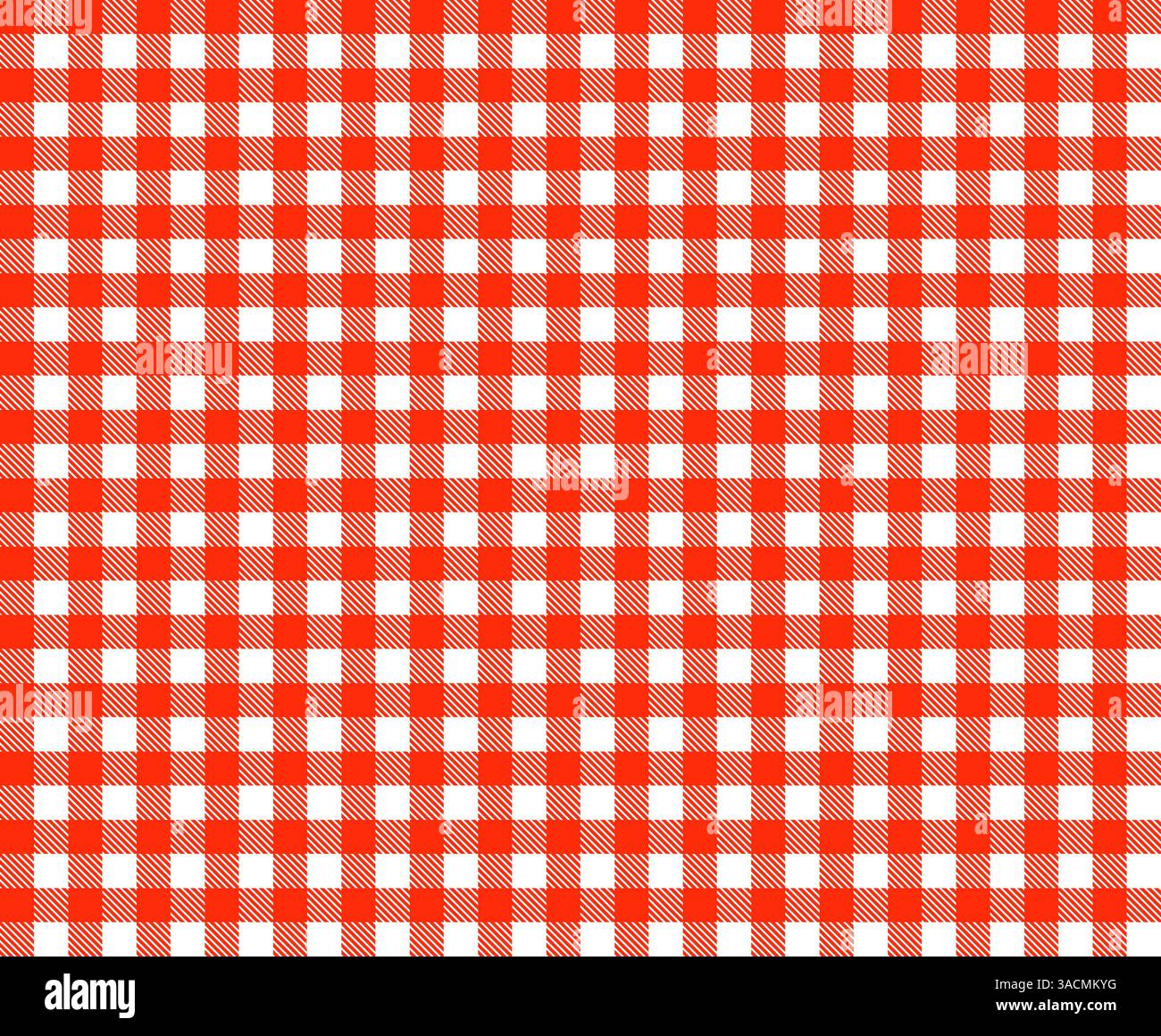 Nappe à carreaux rouge et blanc comme fond rustique sans couture ou comme modèle Banque D'Images