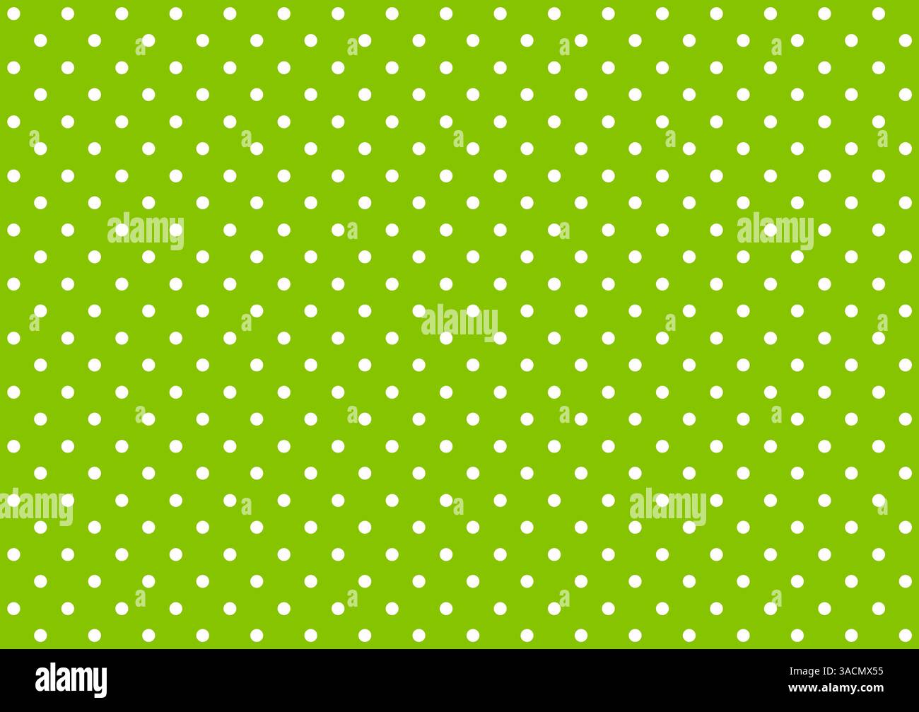 Fond vert clair avec des points blancs sans couture Banque D'Images
