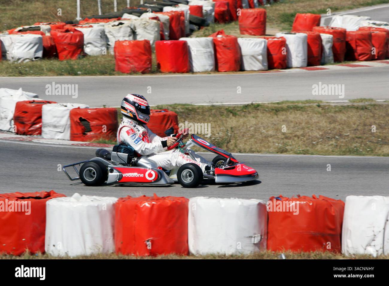 Fernando Alonso (ESP) McLaren à un événement de Karting Vodafone...Championnat du monde de formule 1, Rd 12, Grand Prix de Turquie, préparatifs, Istanbul Park, Turquie, jeudi 23 août 2007. (Crédit image : ©Sutton Motorsports/ZUMA Press) RESTRICTIONS : UK Rights OUT ! Banque D'Images