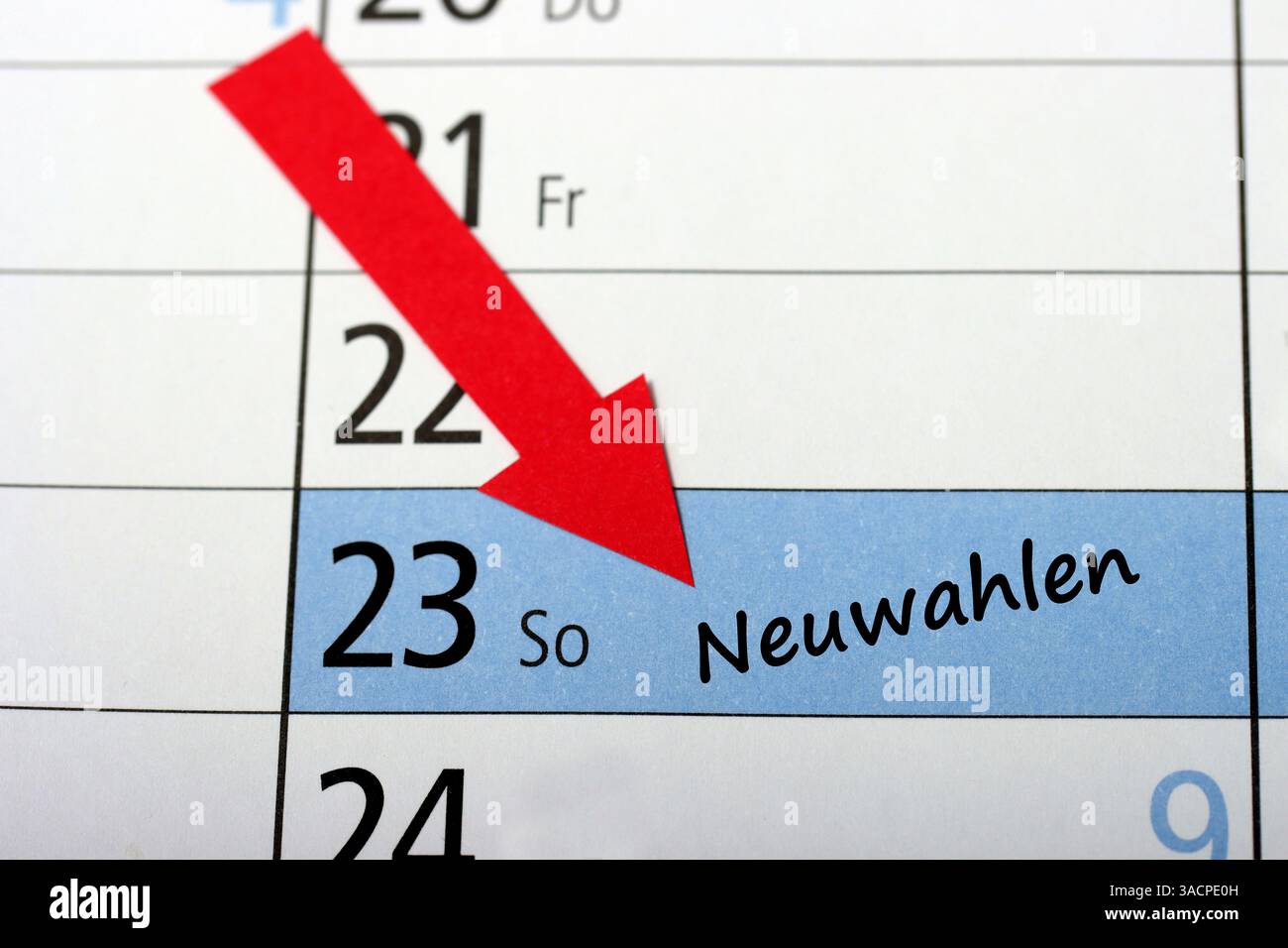 Élection dimanche élection Bundestag Banque D'Images