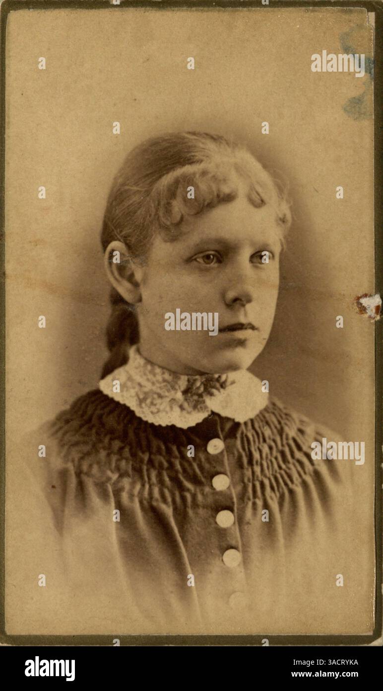 Gratia Countryman, âgée de 14 ans, était une figure influente du début du XXe siècle, connue pour ses contributions importantes dans le domaine des bibliothécaires et son rôle dans la défense des bibliothèques publiques. Banque D'Images