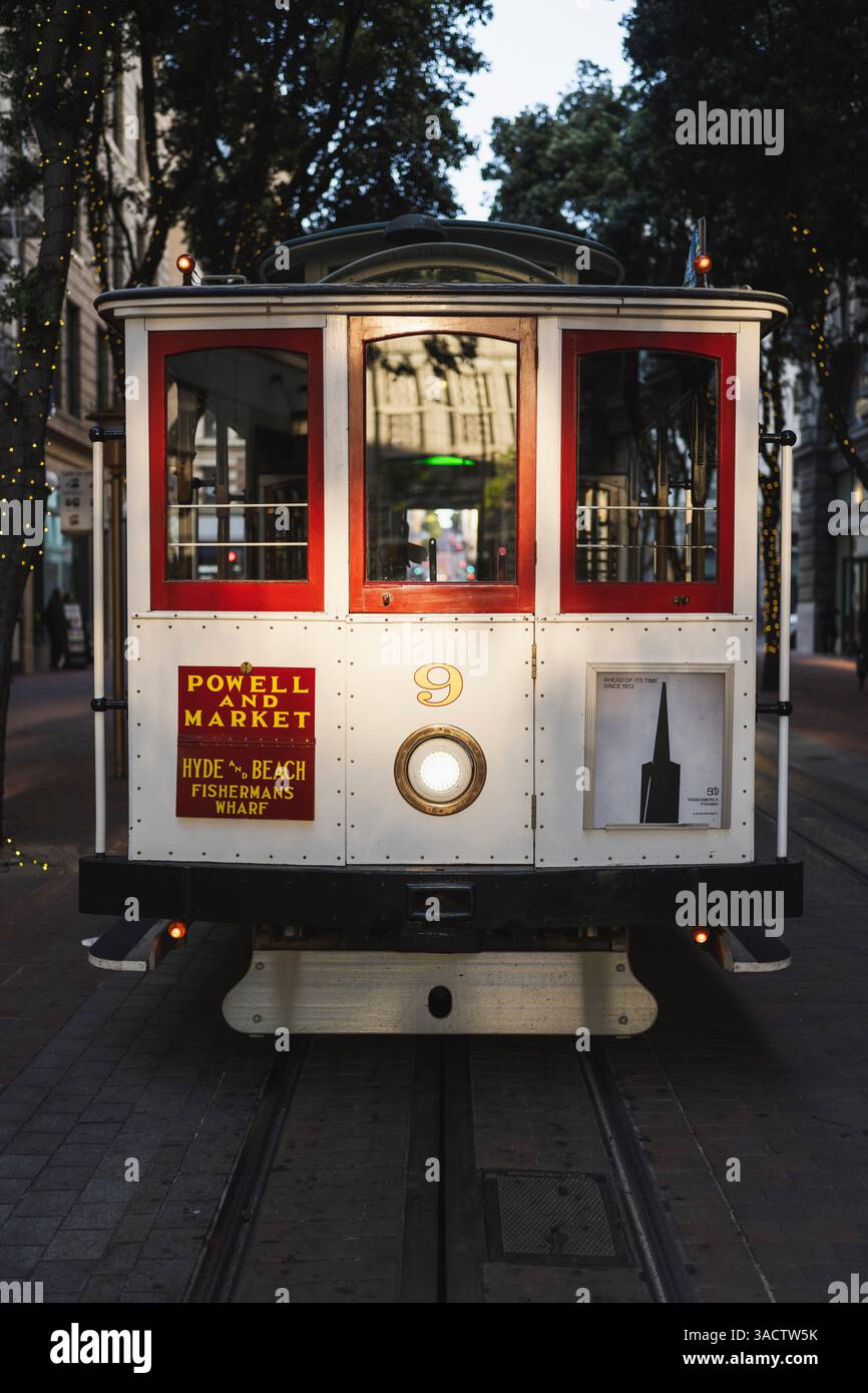Tramway à San Francisco, USA, Californie Banque D'Images