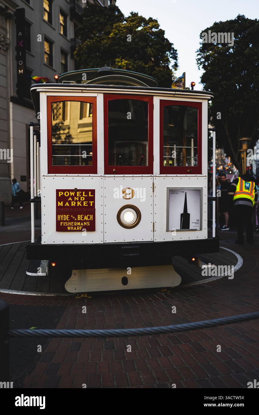 Tramway à San Francisco, USA, Californie Banque D'Images