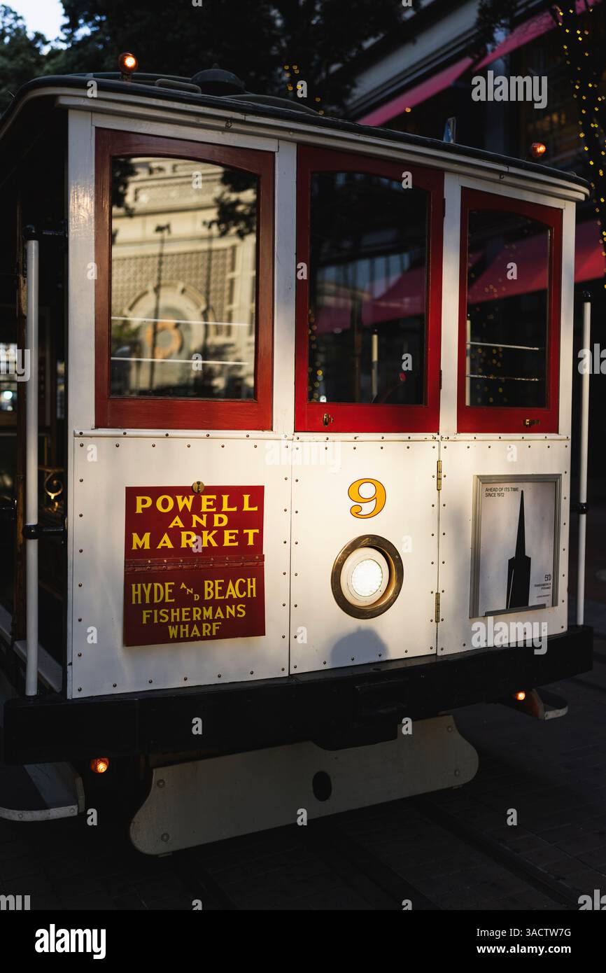 Tramway à San Francisco, USA, Californie Banque D'Images