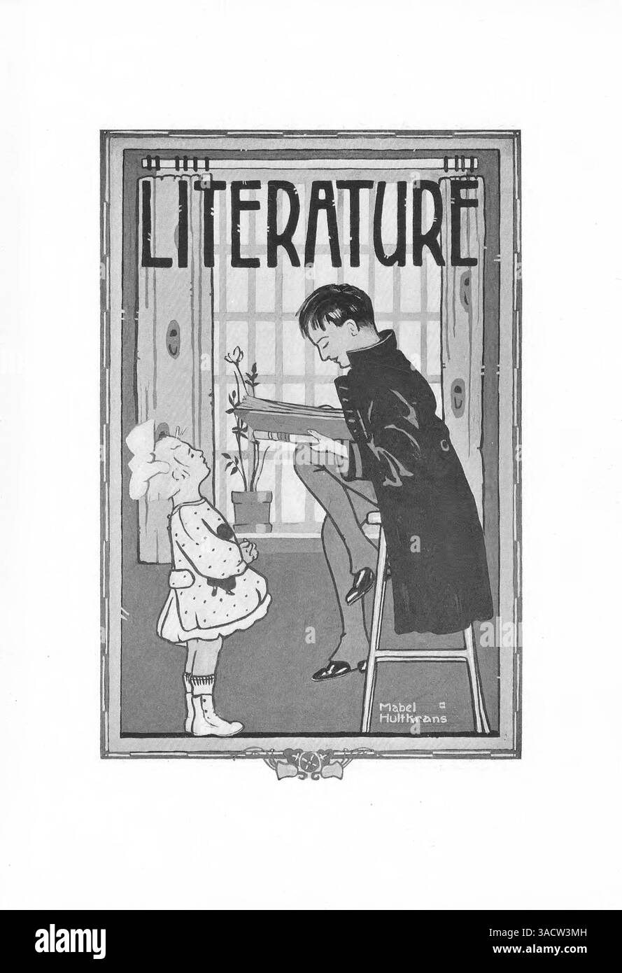 L'édition 1916 de l'annuaire Polaris de North High School capture la participation des étudiants, des enseignants et des équipes sportives, ainsi que les contributions des étudiants afro-américains au cours de l'année scolaire 1915-1916. Banque D'Images