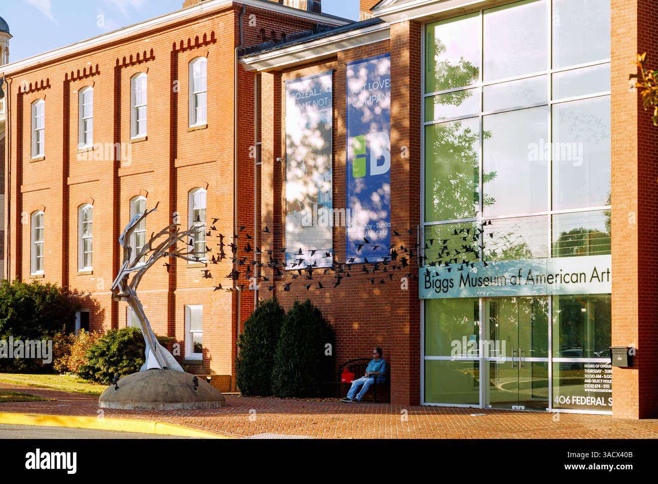 Biggs Museum of American Art dans le premier State Heritage Park à Douvres, comté de Kent, Delaware, États-Unis Banque D'Images