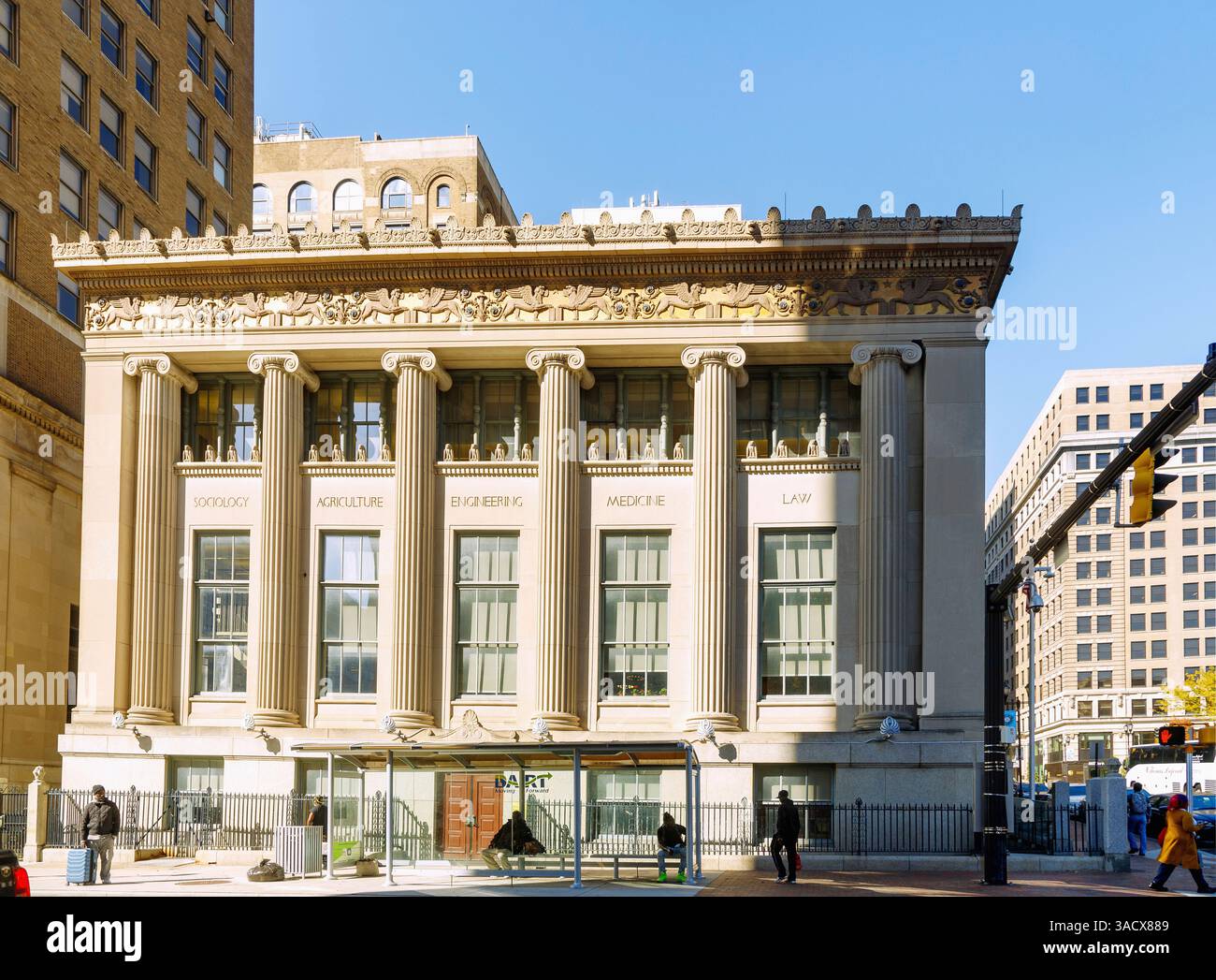 Bibliothèque publique de Wilmington dans le centre-ville de Wilmington, comté de New Castle Delaware, États-Unis Banque D'Images
