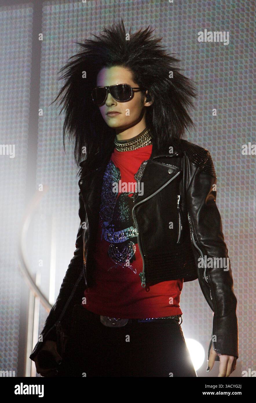 06 juil. 2008 - Rome, Italie - TOKIO HOTEL se produisant en concert au Rome Rock Festival à Rome (crédit image : Evandro Inetti/ZUMAPRESS.com) Banque D'Images
