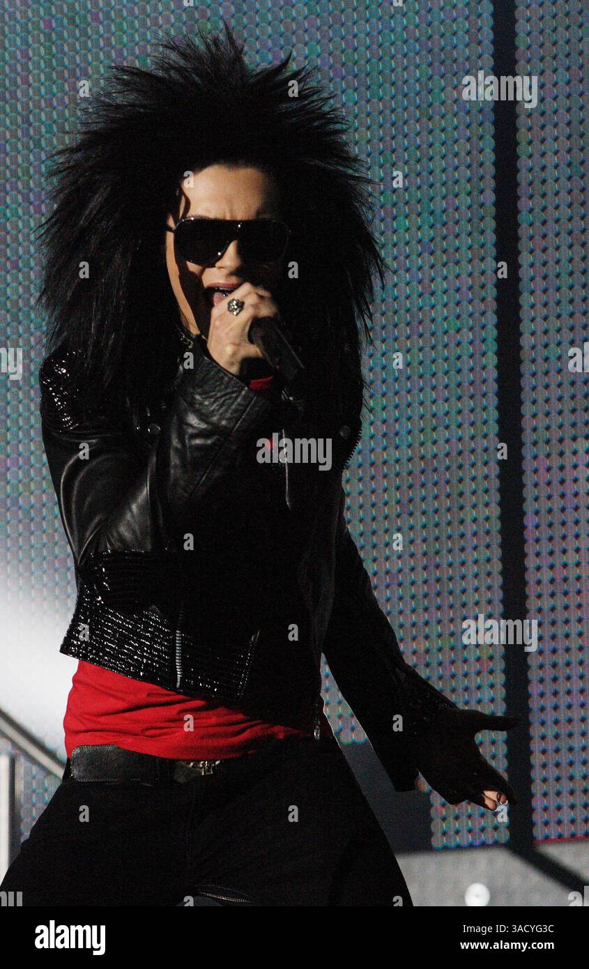 06 juil. 2008 - Rome, Italie - TOKIO HOTEL se produisant en concert au Rome Rock Festival à Rome (crédit image : Evandro Inetti/ZUMAPRESS.com) Banque D'Images