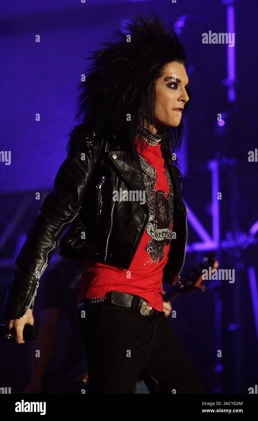 06 juil. 2008 - Rome, Italie - TOKIO HOTEL se produisant en concert au Rome Rock Festival à Rome (crédit image : Evandro Inetti/ZUMAPRESS.com) Banque D'Images