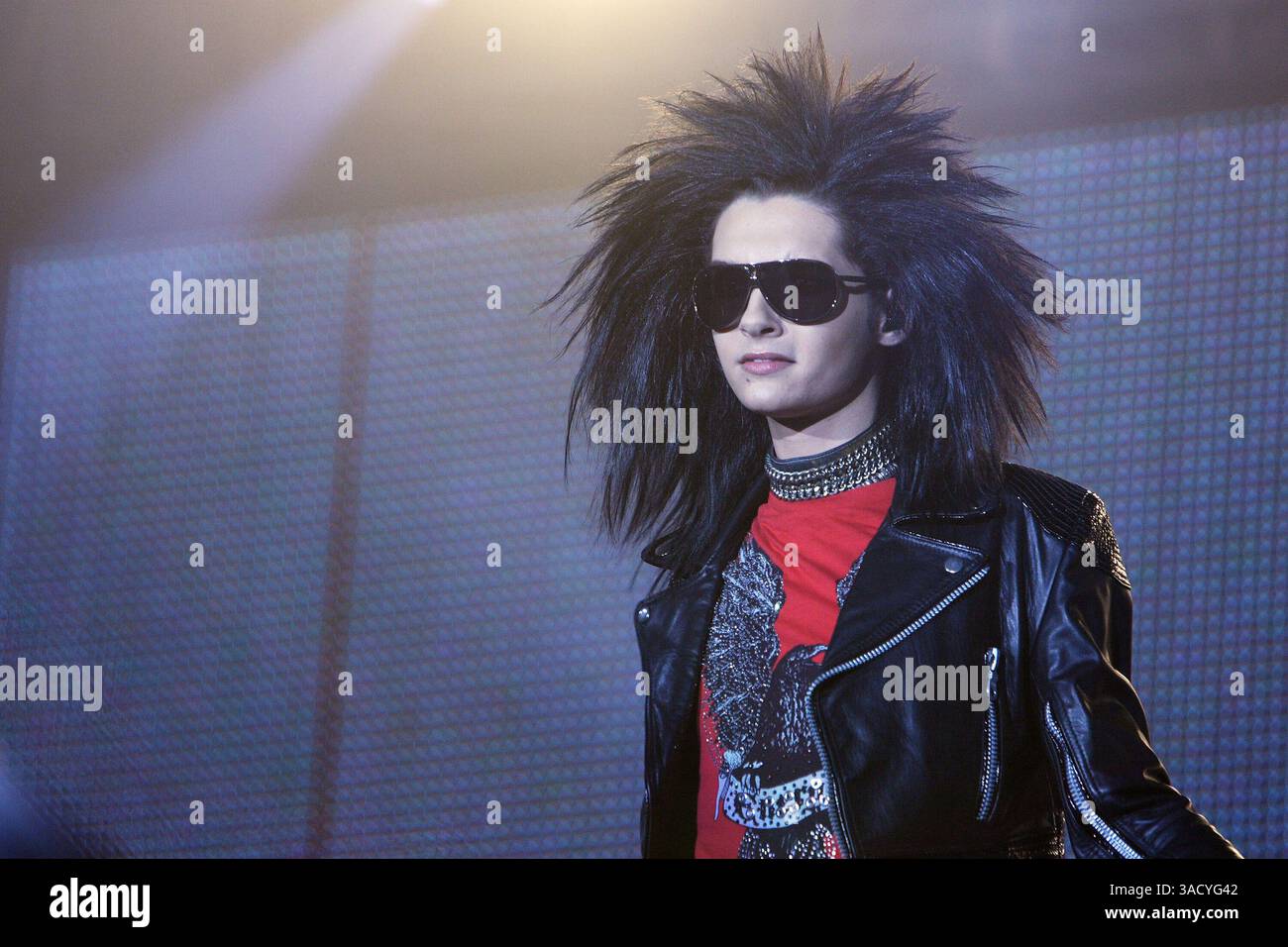 06 juil. 2008 - Rome, Italie - TOKIO HOTEL se produisant en concert au Rome Rock Festival à Rome (crédit image : Evandro Inetti/ZUMAPRESS.com) Banque D'Images