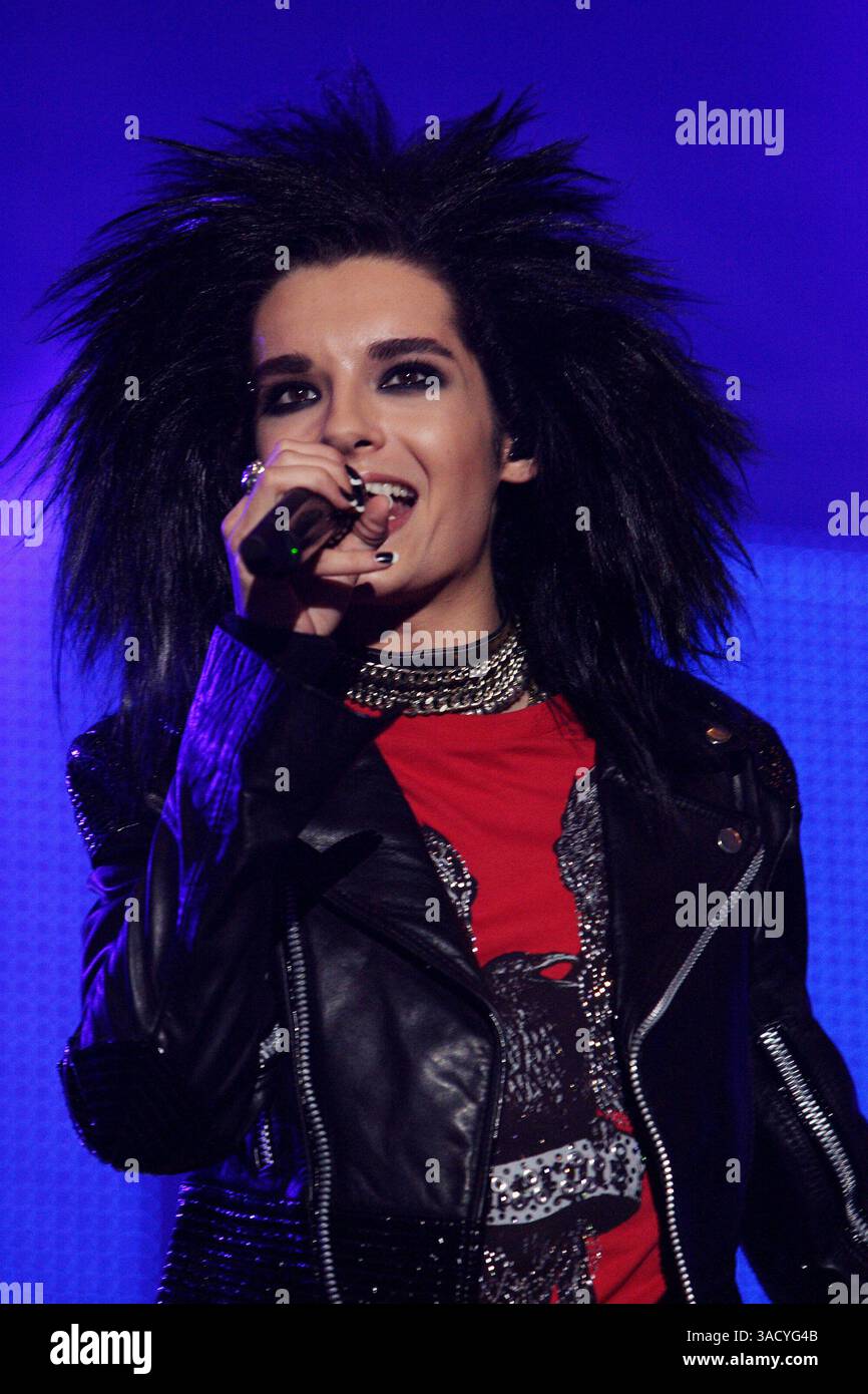 06 juil. 2008 - Rome, Italie - TOKIO HOTEL se produisant en concert au Rome Rock Festival à Rome (crédit image : Evandro Inetti/ZUMAPRESS.com) Banque D'Images