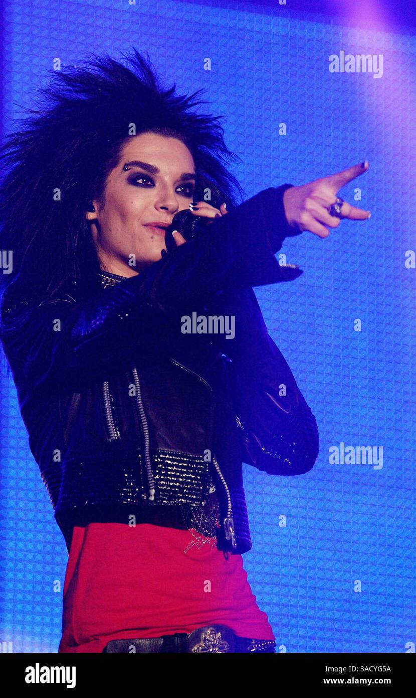 06 juil. 2008 - Rome, Italie - TOKIO HOTEL se produisant en concert au Rome Rock Festival à Rome (crédit image : Evandro Inetti/ZUMAPRESS.com) Banque D'Images