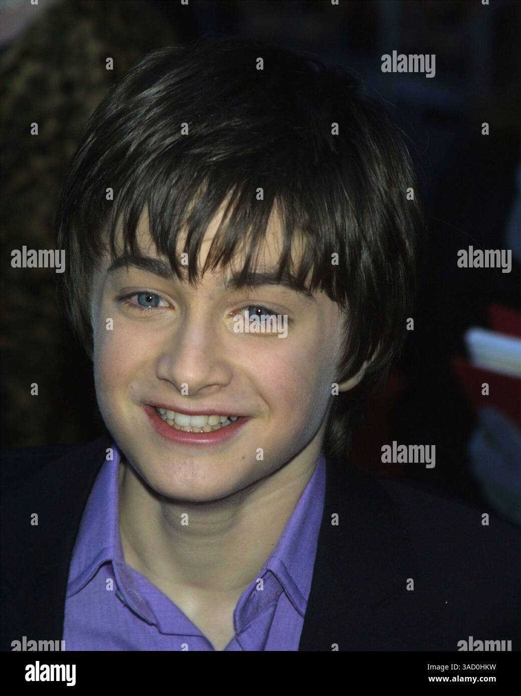 11 novembre 2001 ; New York, NY, États-Unis ; L'acteur DANIEL RADCLIFFE @ la première New York de 'Harry Potter & the Sorcerer's Stone' tenue au Zeigfeld Theater.. (Crédit image : Nancy Kaszerman/ZUMAPRESS.com) Banque D'Images