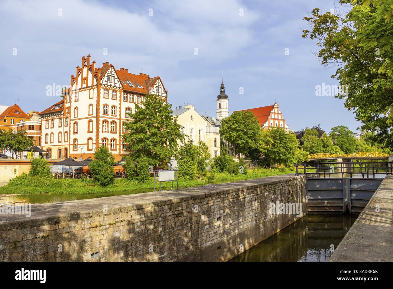 Église franciscaine et monastère d'Opole Venise, Opole, Pologne, Europe Banque D'Images