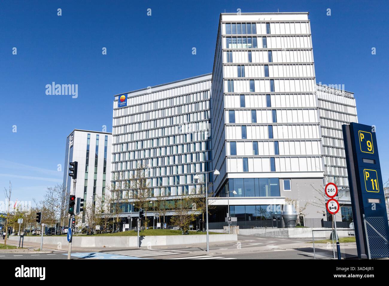 Hôtel moderne près de l'aéroport international Kastrup de Copenhague, Danemark - 15 octobre 2024 Banque D'Images