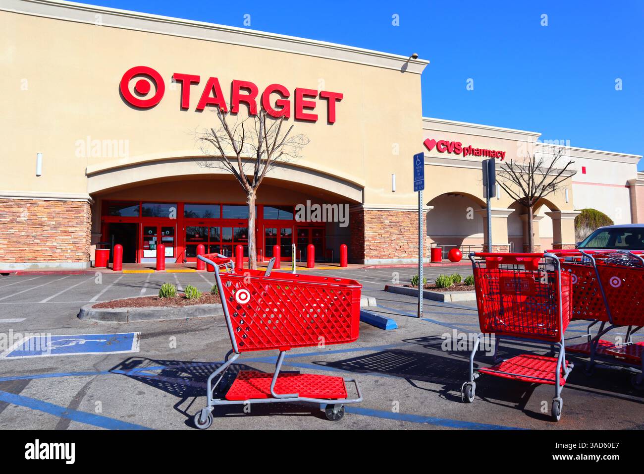Magasin Target, une importante chaîne de magasins de détail américains à grands magasins de rabais Banque D'Images