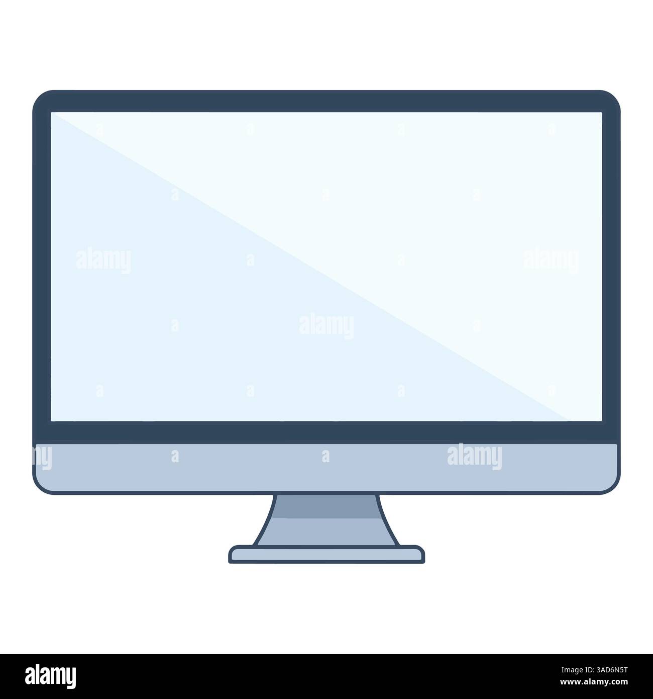 Moniteur d'ordinateur noir réaliste. Écran plat élégant au design minimaliste, isolé sur fond blanc. Parfait pour la technologie, les affaires, ou ele Illustration de Vecteur Moniteur d'ordinateur noir réaliste. Écran plat élégant au design minimaliste, isolé sur fond blanc. Parfait pour la technologie, les affaires, ou ele Illustration de Vecteur