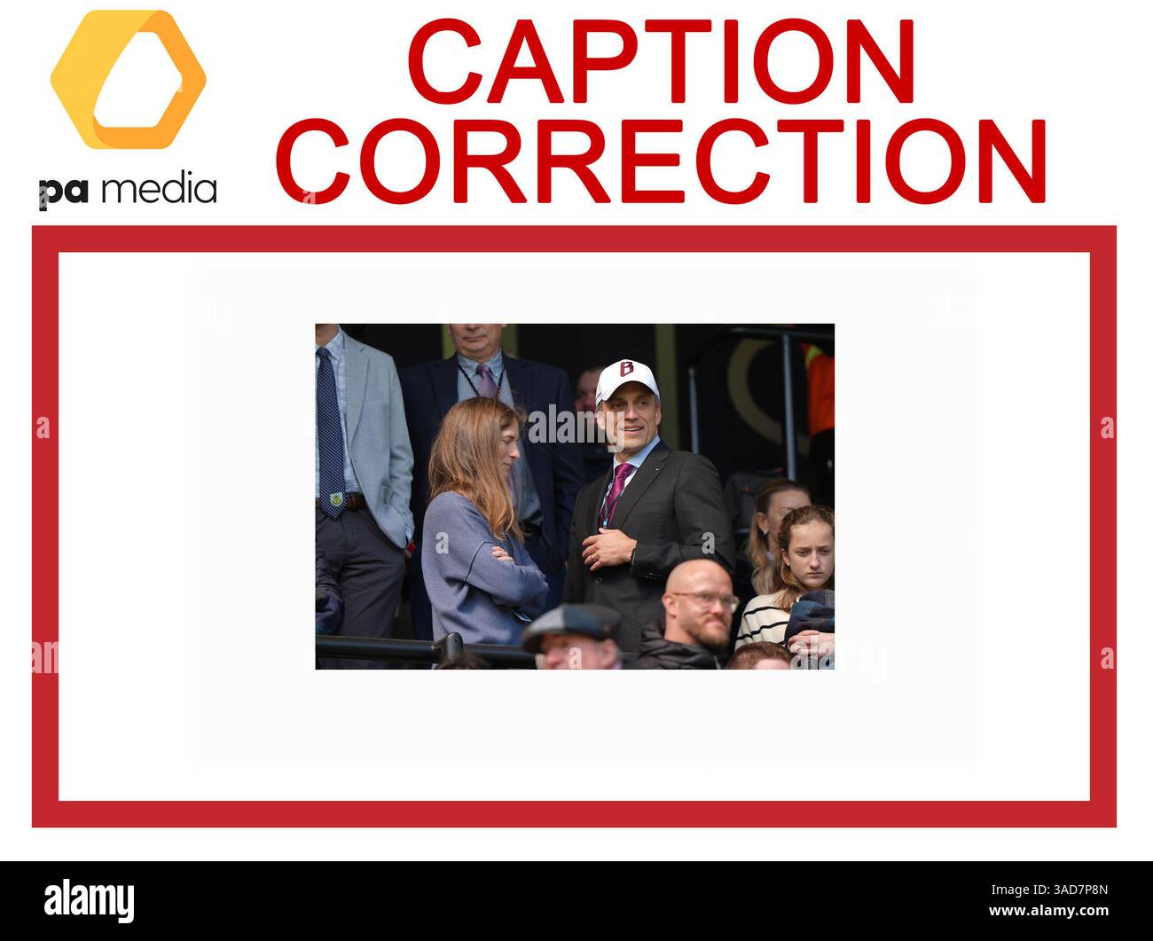 CORRECTION DE LÉGENDE mise à jour du nom de Mike Smith à Scott Hunt. La légende devrait se lire comme suit : Scott Hunt, président des opérations commerciales de Burnley lors du match du Sky Bet Championship à la Coventry Building Society Arena, Coventry. Date de la photo : samedi 5 avril 2025. Banque D'Images
