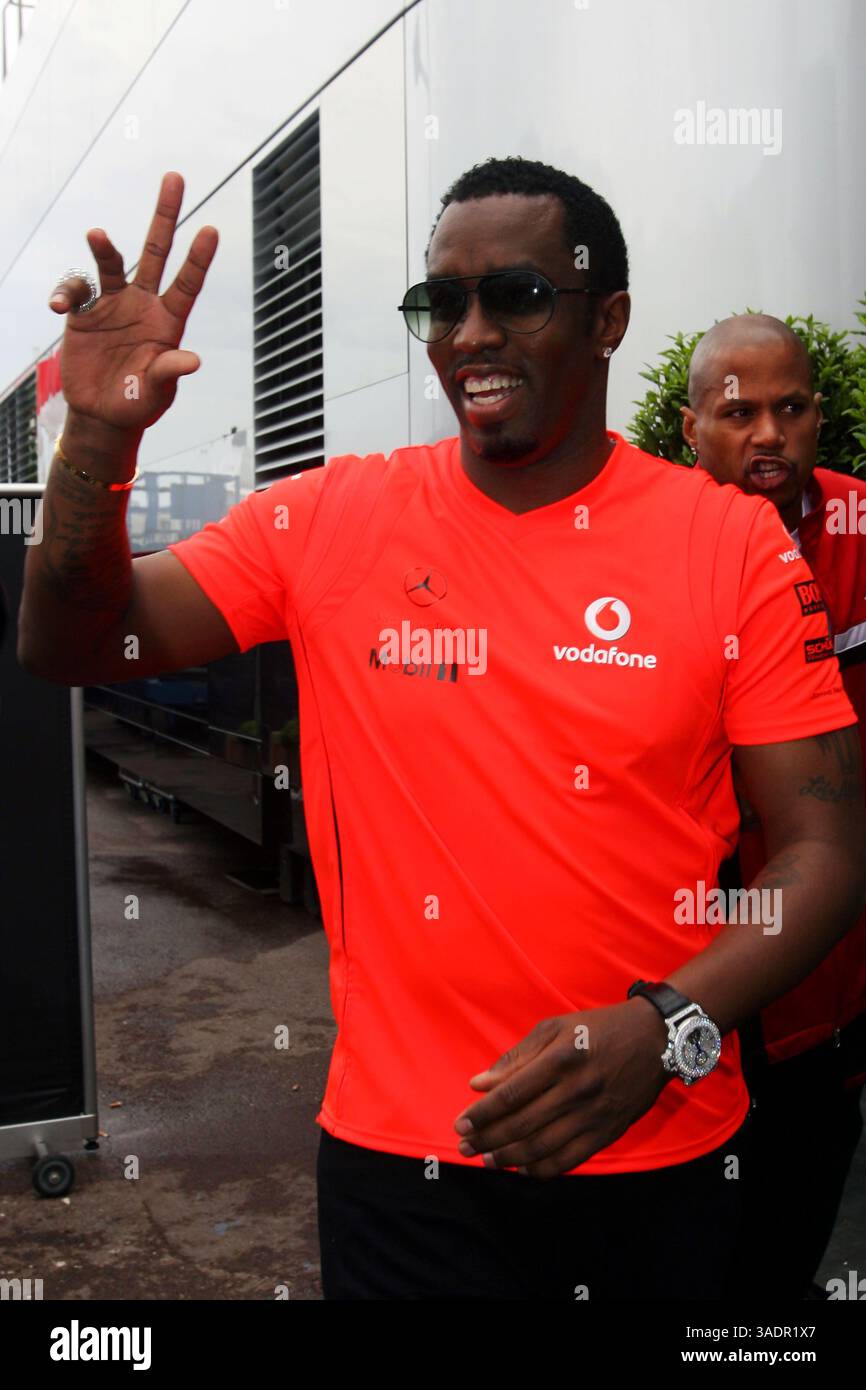 P Diddy / Puff Daddy / Sean Combes (crédit image : Sutton Motorsports/ZUMAPRESS.com) Banque D'Images