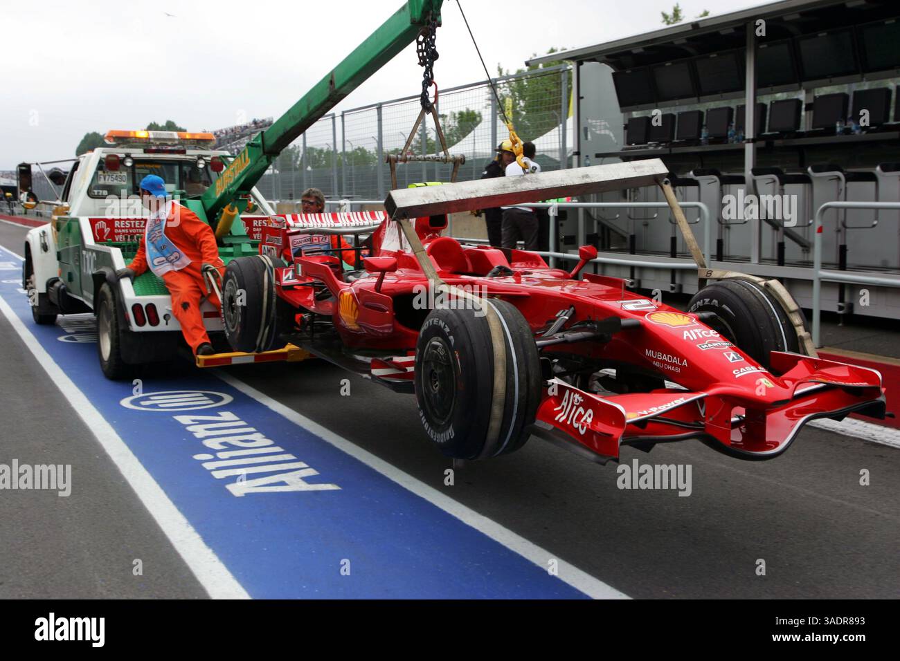 La Ferrari F2008 de Felipe Massa (crédit image : Sutton Motorsports/ZUMAPRESS.com) Banque D'Images