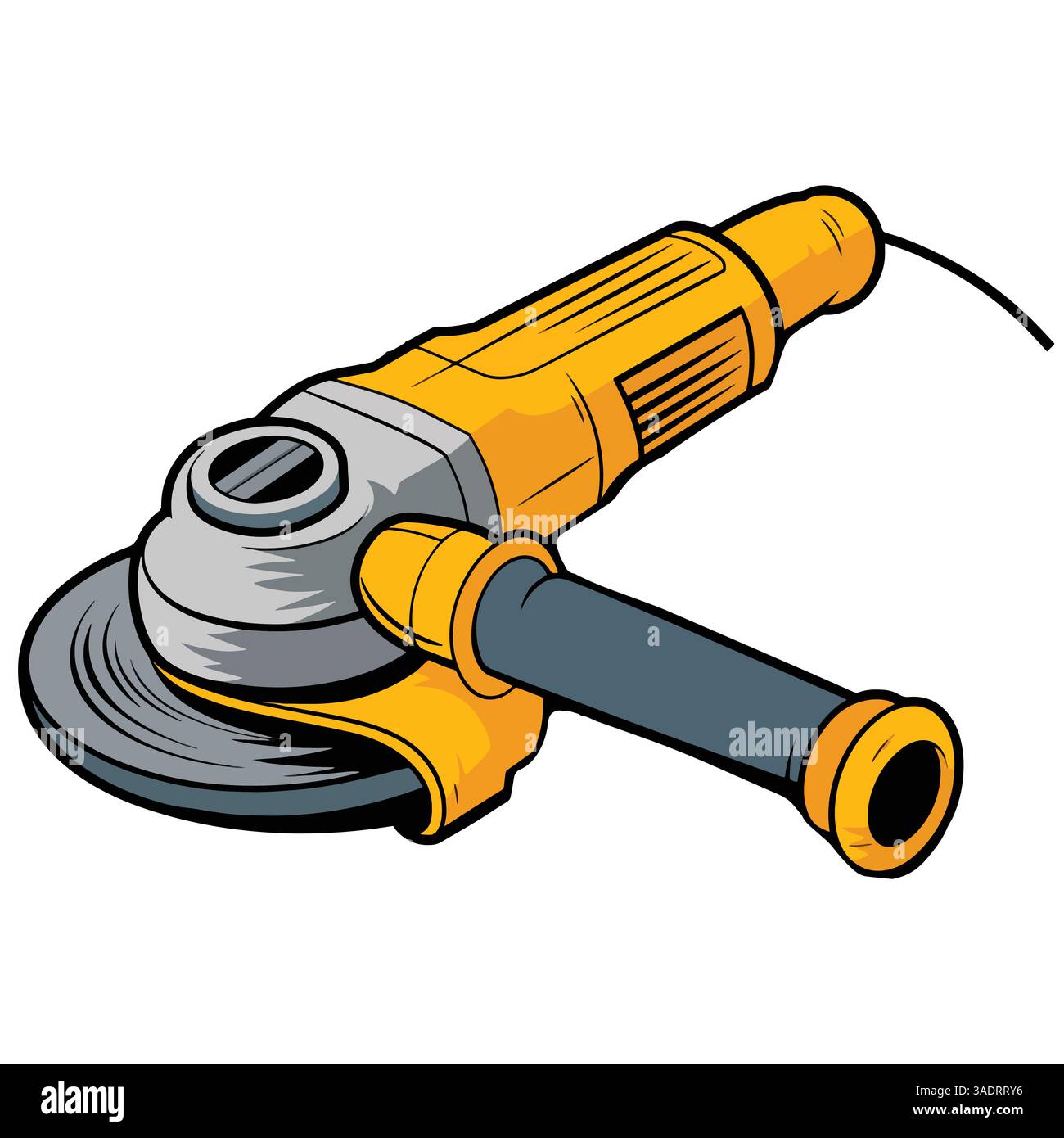 Illustration vectorielle de meuleuse d'angle. Outil électrique portatif avec disque rotatif, utilisé pour couper, meuler et polir. Isolé sur fond blanc Illustration de Vecteur Illustration vectorielle de meuleuse d'angle. Outil électrique portatif avec disque rotatif, utilisé pour couper, meuler et polir. Isolé sur fond blanc Illustration de Vecteur
