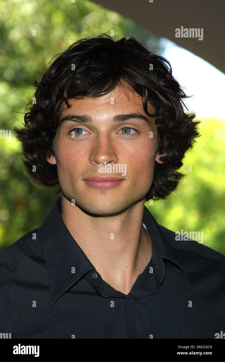 15 juillet 2001 ; Los Angeles, CA, États-Unis ; L'acteur TOM WELLING à la tournée de presse d'été de TCA pour WB.. (Crédit image : Lisa O'Connor/ZUMAPRESS.com) Banque D'Images