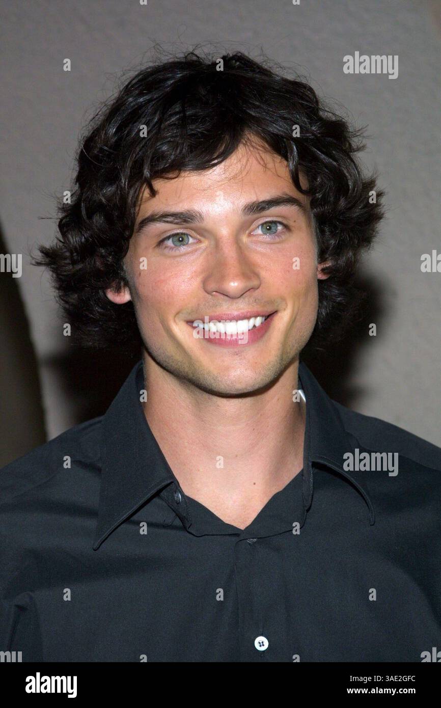 15 juillet 2001 ; Los Angeles, CA, États-Unis ; L'acteur TOM WELLING à la tournée de presse d'été de TCA pour WB.. (Crédit image : Lisa O'Connor/ZUMAPRESS.com) Banque D'Images