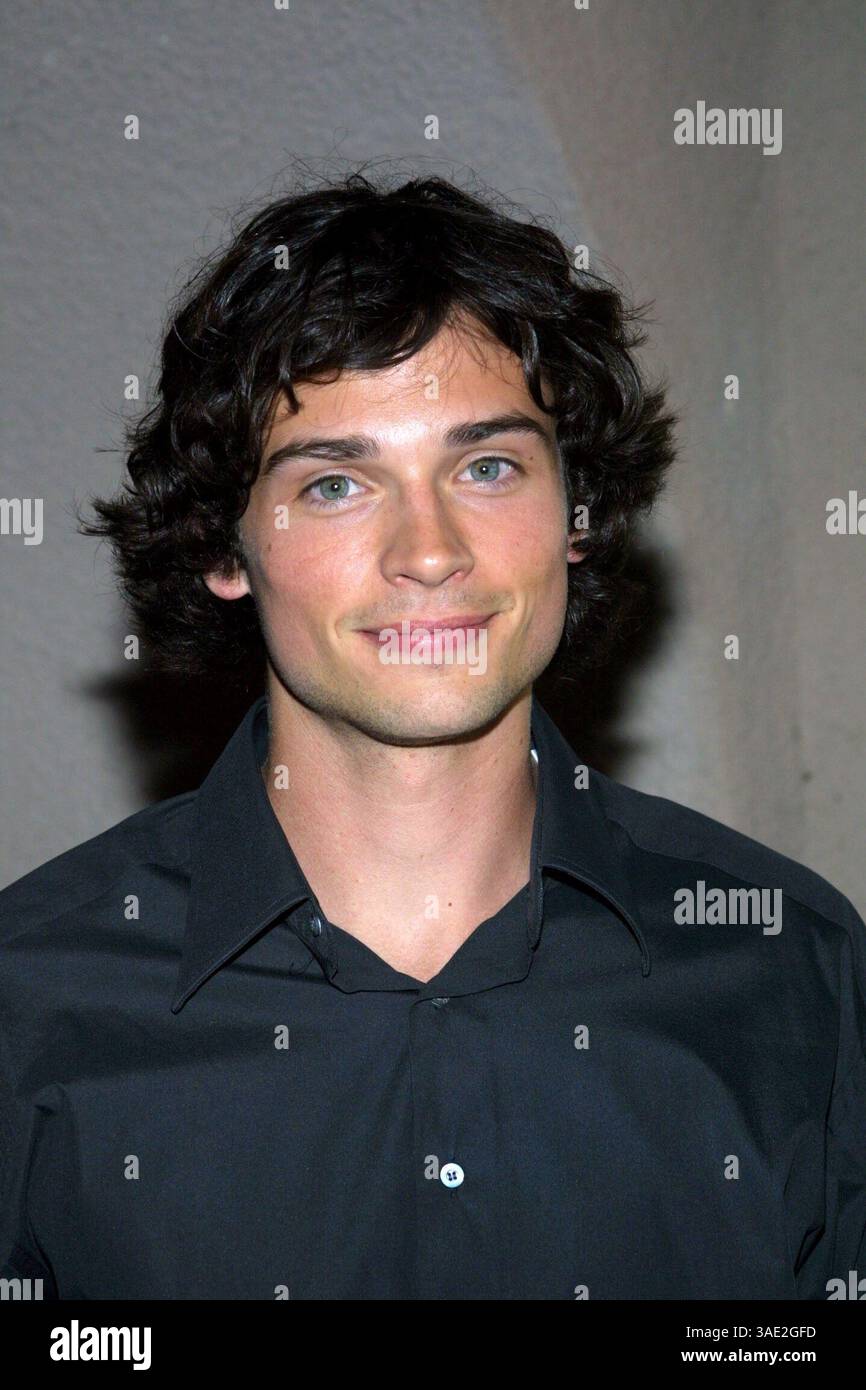 15 juillet 2001 ; Los Angeles, CA, États-Unis ; L'acteur TOM WELLING à la tournée de presse d'été de TCA pour WB.. (Crédit image : Lisa O'Connor/ZUMAPRESS.com) Banque D'Images