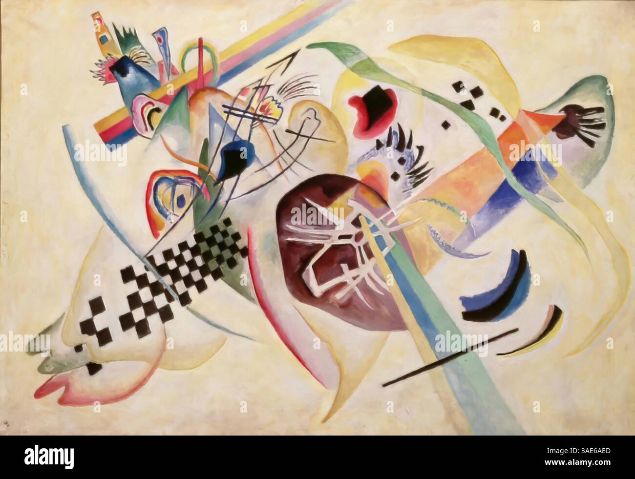 Composition n° 224, 1920 – Wassily Kandinsky Illustration de Vecteur