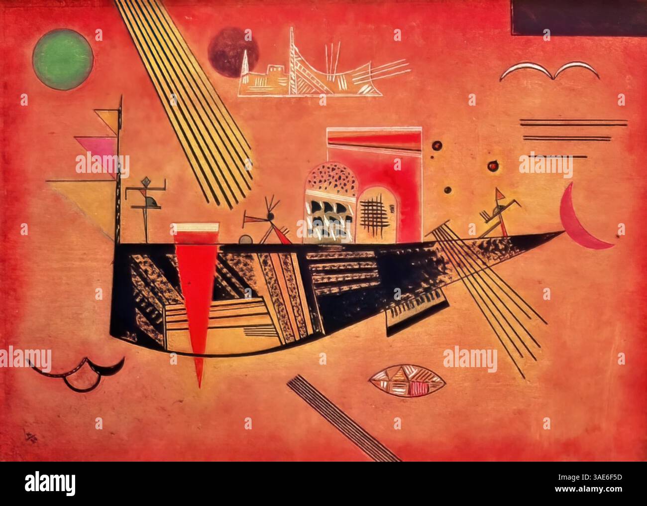 Whimsical, 1930 – Wassily Kandinsky Illustration de Vecteur