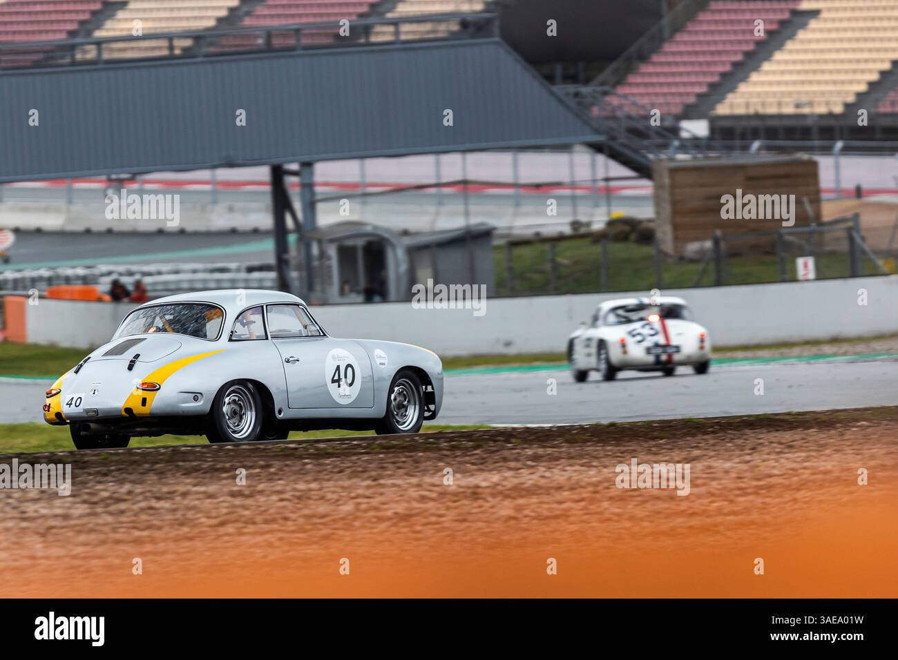 #60 Peter Vögele (CH) Porsche 904 Carrera GTS 1964 - The Gentlemen Challenge, lors du Peter Auto Espiritu de Montjuic, sur le circuit de Barcelona-Cata Banque D'Images