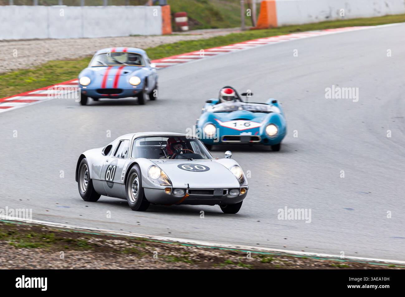 #60 Peter Vögele (CH) Porsche 904 Carrera GTS 1964 - The Gentlemen Challenge, lors du Peter Auto Espiritu de Montjuic, sur le circuit de Barcelona-Cata Banque D'Images