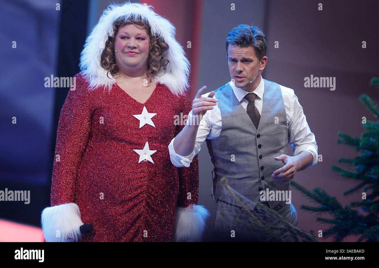 ZDF TV Show Wetten Dass aus Freiburg am Samstag, 08.12.2012 Banque D'Images