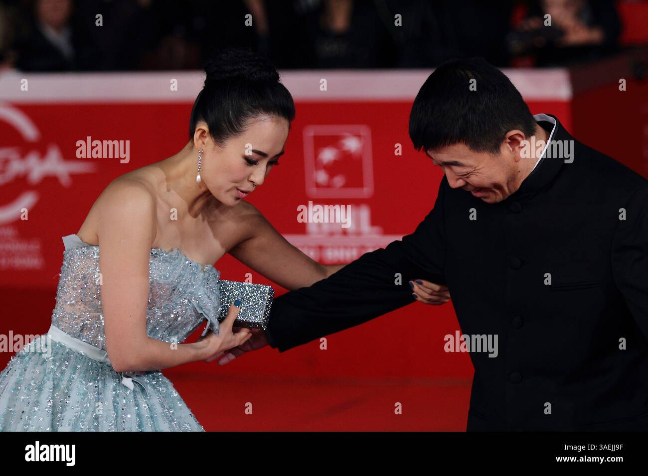 2 novembre 2011 - Rome, Italie - L'actrice ZHANG ZIYI assiste au tapis rouge ''amour pour la vie'' au Festival du film de Rome 2011. (Crédit image : © Evandro Inetti/ZUMAPRESS.com) Banque D'Images