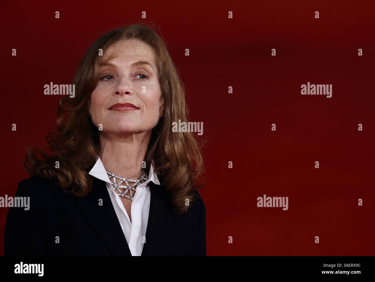 30 oct. 2011 - Rome, Italie - ISABELLE HUPPERT et la réalisatrice ANNE FONTAINE sur le tapis rouge du Festival du film de Rome pour ''mon pire cauchemar'' (crédit image : © Evandro Inetti/ZUMAPRESS.com) Banque D'Images