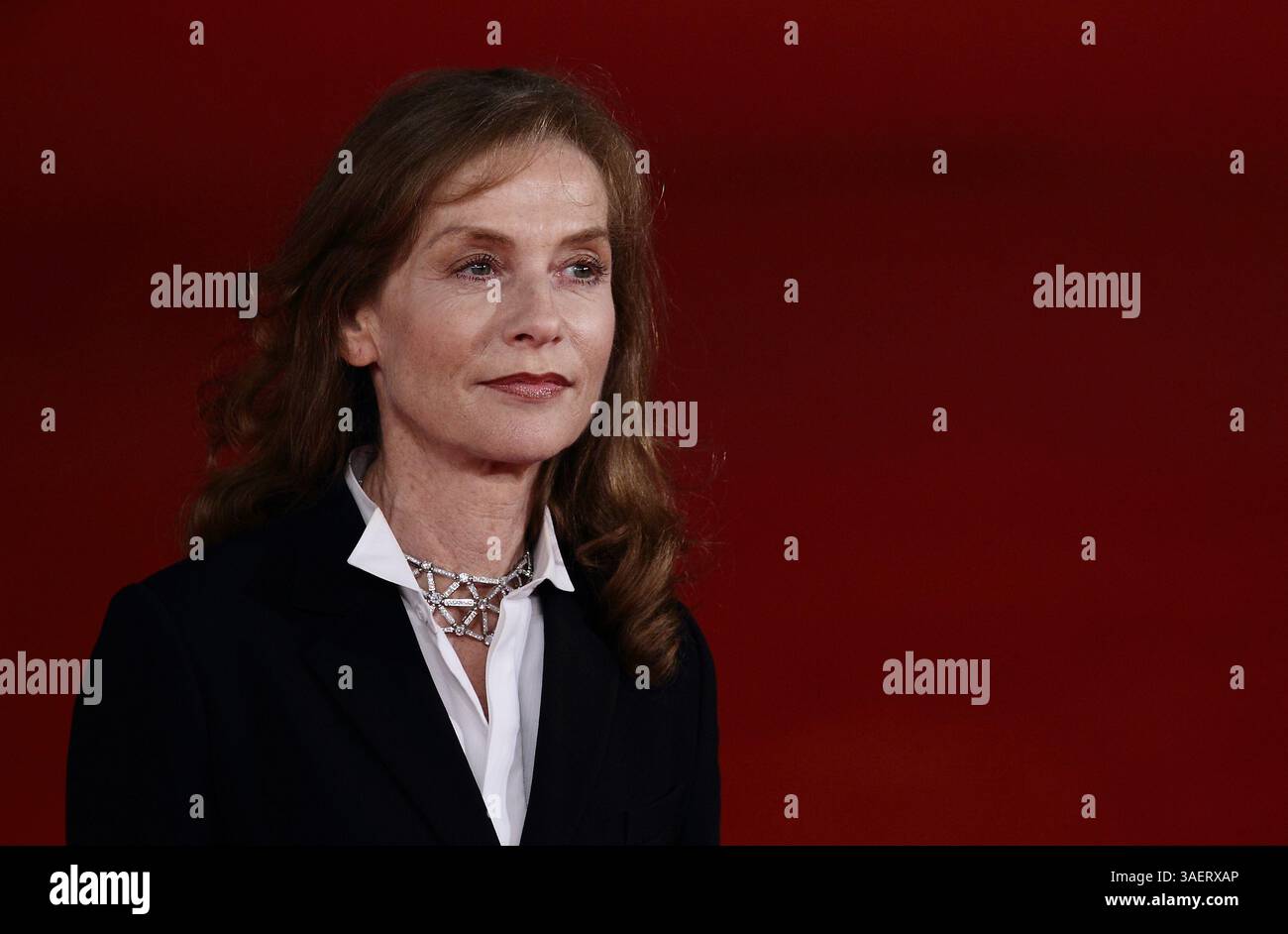 30 oct. 2011 - Rome, Italie - ISABELLE HUPPERT et la réalisatrice ANNE FONTAINE sur le tapis rouge du Festival du film de Rome pour ''mon pire cauchemar'' (crédit image : © Evandro Inetti/ZUMAPRESS.com) Banque D'Images
