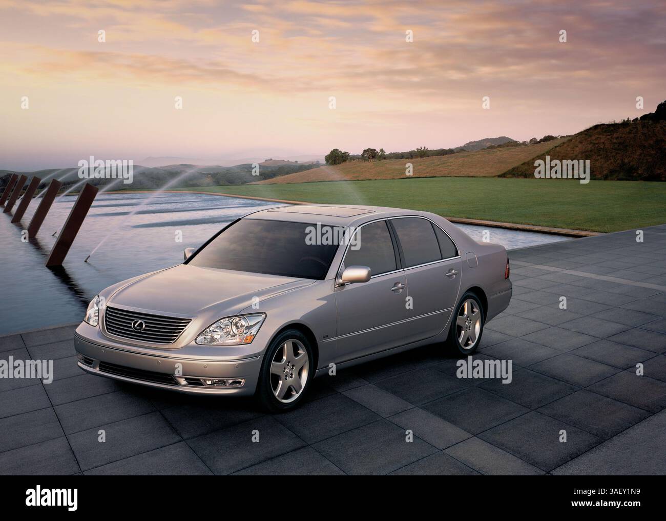 22 février 2005 ; Los Angeles, CA, États-Unis ; la Lexus LS 430 2005. Banque D'Images