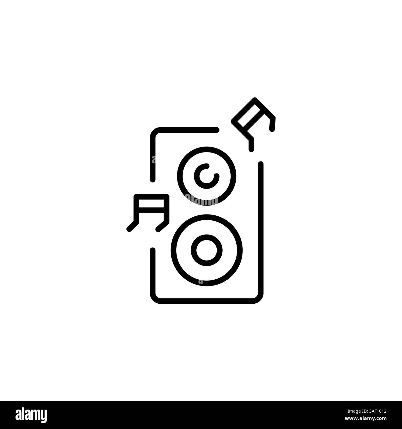 Icône de la musique Illustration de Vecteur