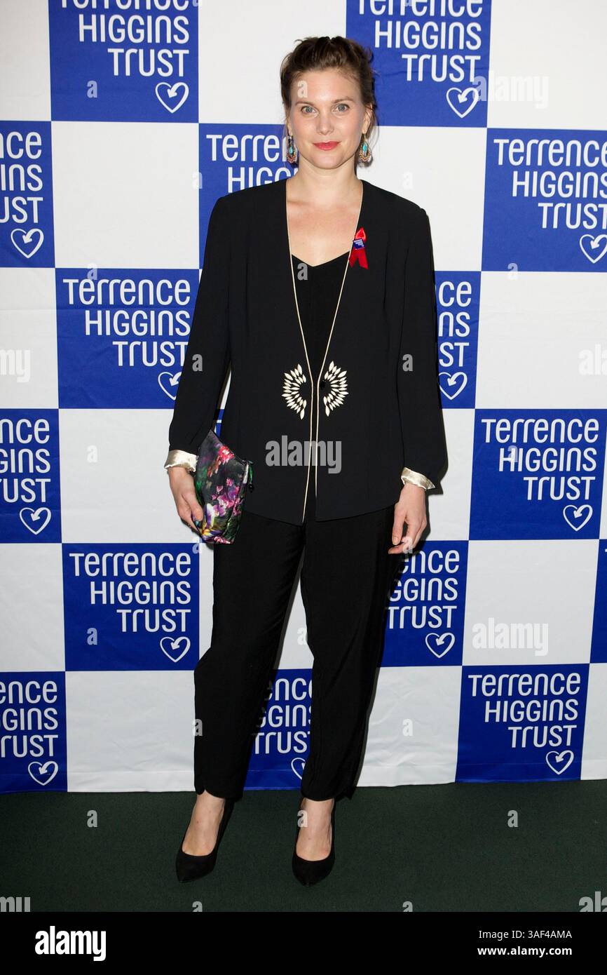 Liz White assiste au Terrence Higgins Supper club à l'Underglode à Londres, Royaume-Uni - 08 octobre 2014 Banque D'Images