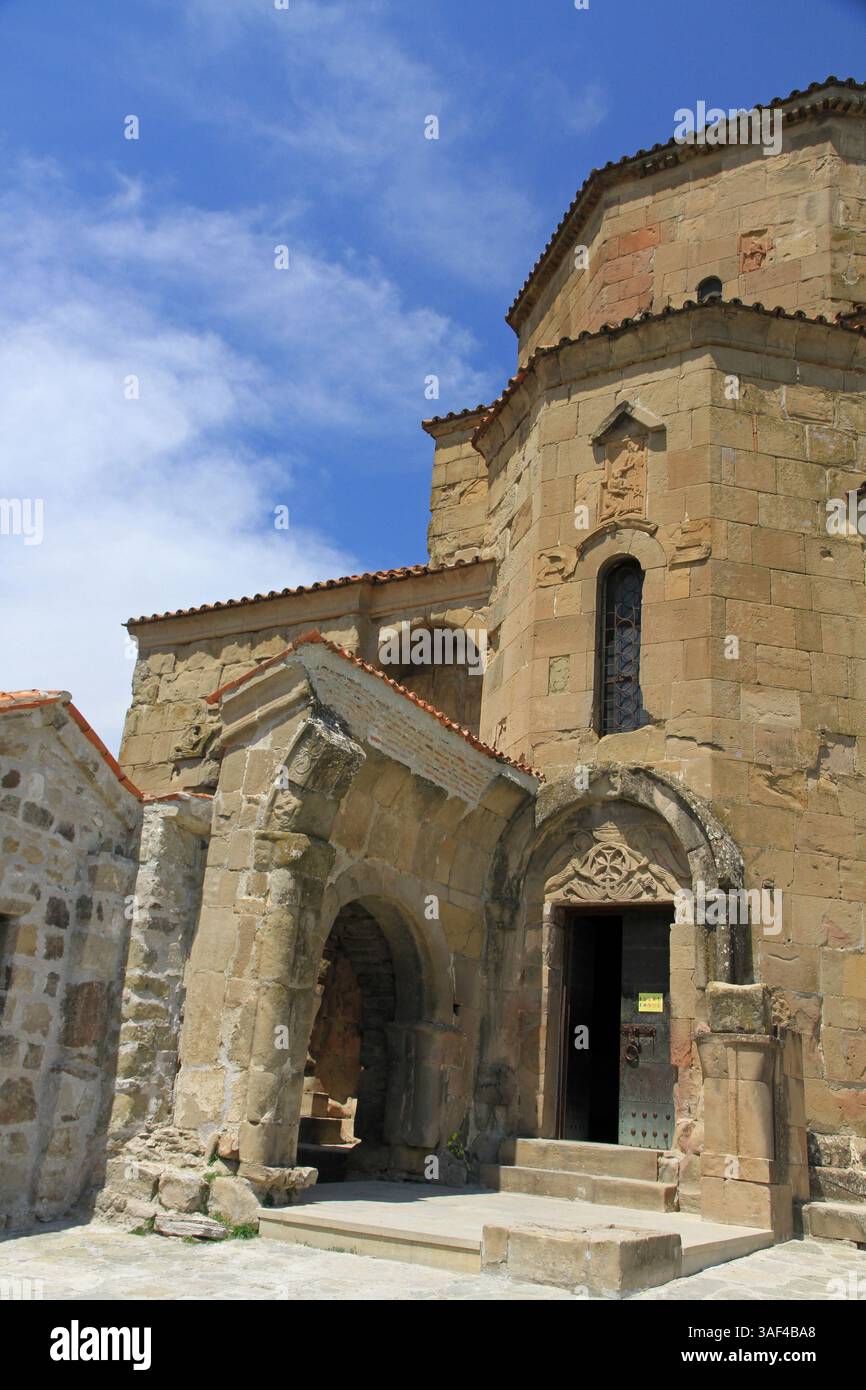 Monastère de Jvari, monastère de la Croix, monastère orthodoxe géorgien du sixième siècle près de Mtskheta, Géorgie Banque D'Images